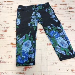 Albion cropped floral leggings